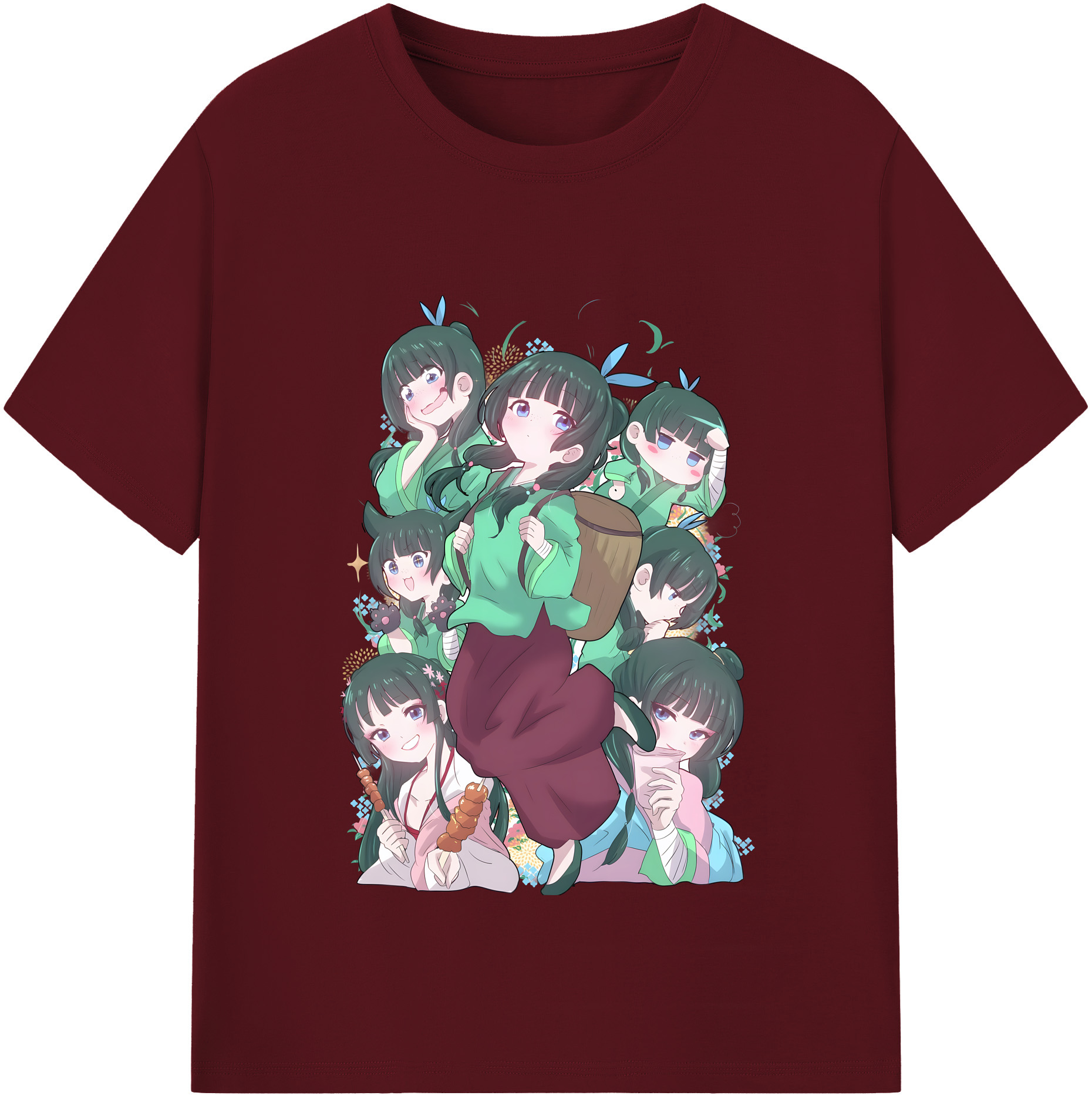（画像用） 薬屋のひとりごと The Apothecary Diaries 綿100％半袖Tシャツ（フロントプリント）